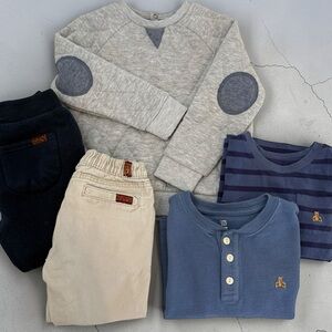 7 For All Mankind Kids 4T Bundle- Neutral Greys and Blues